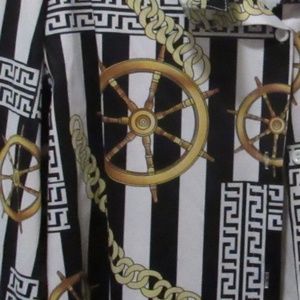 plus size versace inspired shirt dress